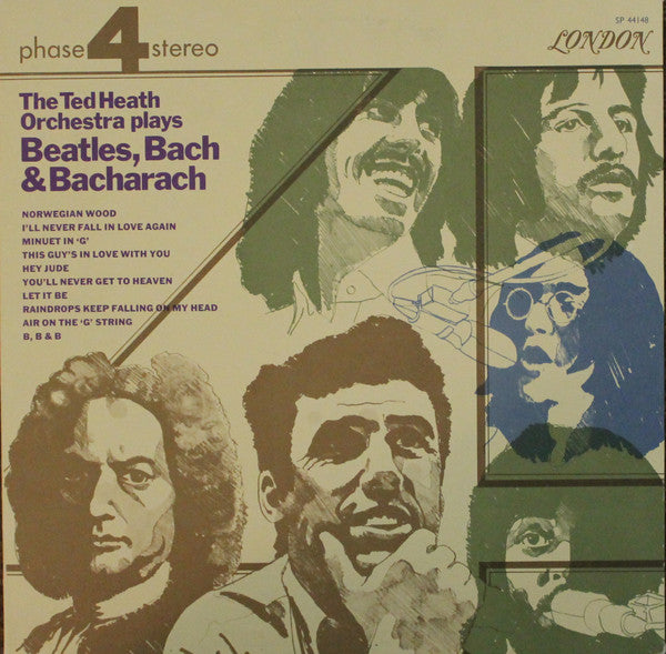 The Ted Heath Orchestra – The Ted Heath Orchestra Plays Beatles, Bach & Bacharach LP