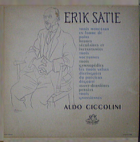 Erik Satie / Aldo Ciccolini – Piano Music LP