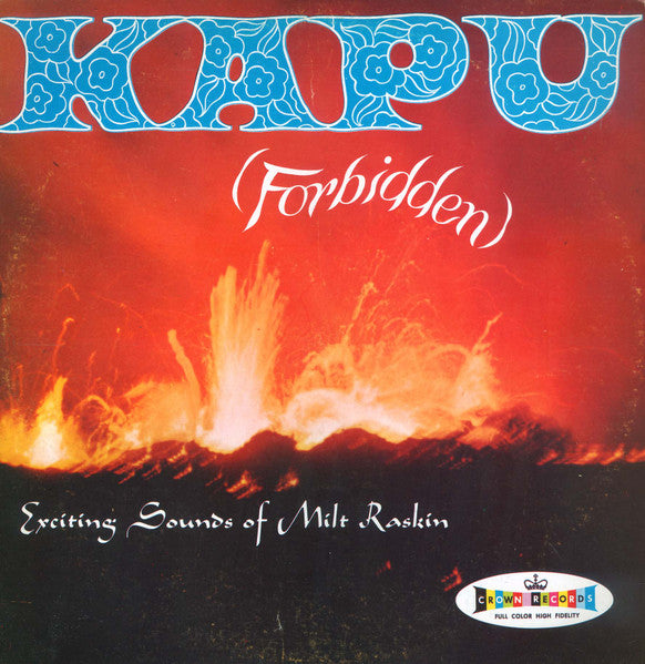 Milt Raskin – Kapu (Forbidden) LP (red)