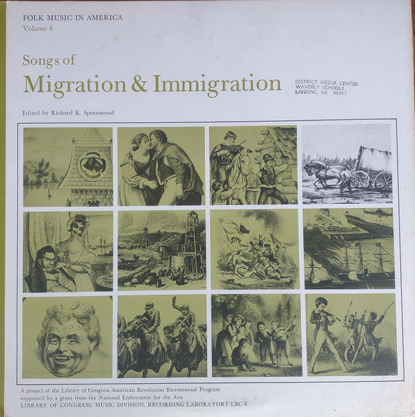 Various – Songs Of Migration & Immigration LP