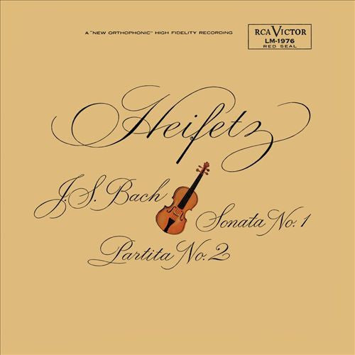 Bach, Heifetz – J.S. Bach Sonata No. 1 Partita No. 2 LP