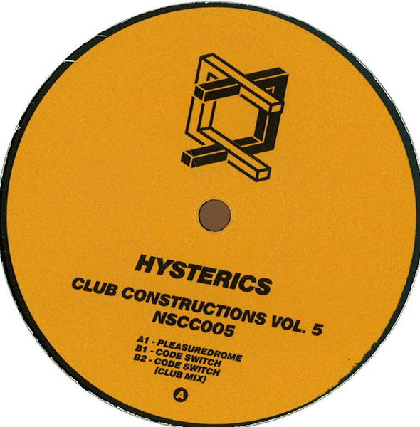 Hysterics - Club Constructions Vol. 5 12"