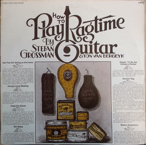 Stefan Grossman & Ton Van Bergeyk – How To Play Ragtime Guitar LP