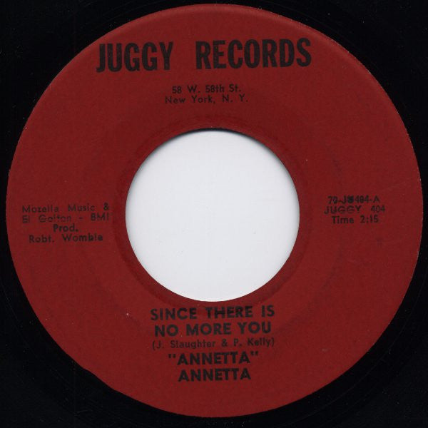 Annetta - Since There Is No More You 7"