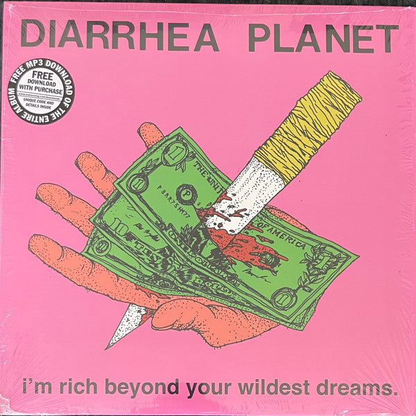 Diarrhea Planet – I'm Rich Beyond Your Wildest Dreams LP (Gold)