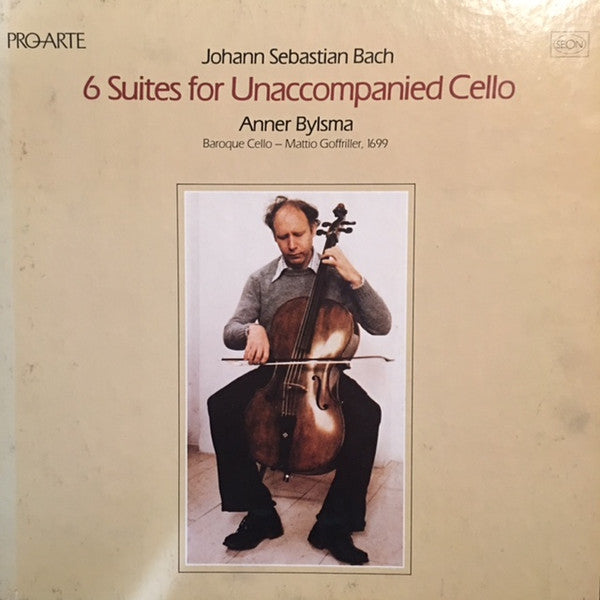 Bach / Anner Bylsma - 6 Suites For Unaccompanied Cello 3LP