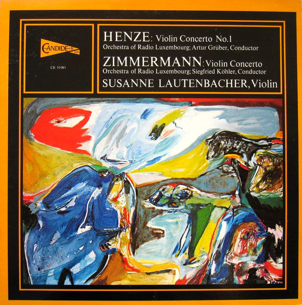 Henze / Zimmermann / Susanne Lautenbacher – Violin Concerto No.1 / Violin Concerto LP