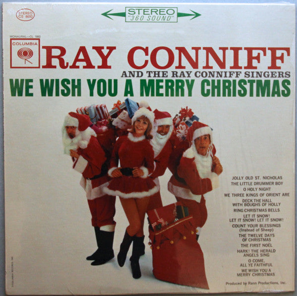 Ray Conniff And The Ray Conniff Singers – We Wish You A Merry Christmas LP