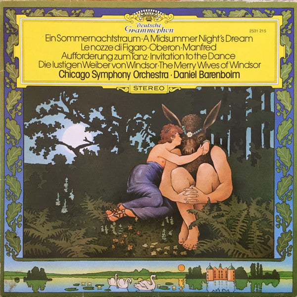 Chicago Symphony Orchestra · Daniel Barenboim –A Midsummer Night's Dream · Invitation To The Dance · The Merry Wives Of Windsor (German Pressing) LP