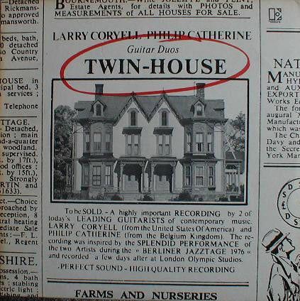 Larry Coryell, Philip Catherine – Twin-House LP