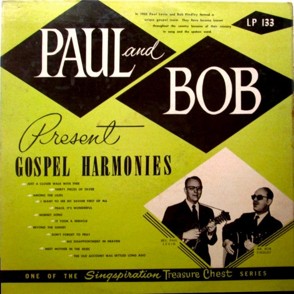Paul And Bob – Present Gospel Harmonies LP