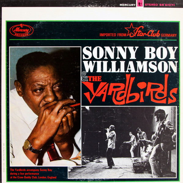 Sonny Boy Williamson & The Yardbirds - S/T (Stereo pressing) LP