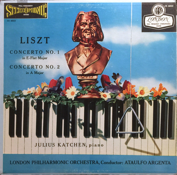 Liszt / Ataulfo Argenta / Julius Katchen / LPO - Concerto No. 1 (In E-Flat Major) / Concerto No. 2 (In A Major) LP