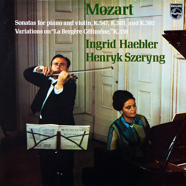 Mozart / Ingrid Haebler - Sonatas For Piano And Violin LP