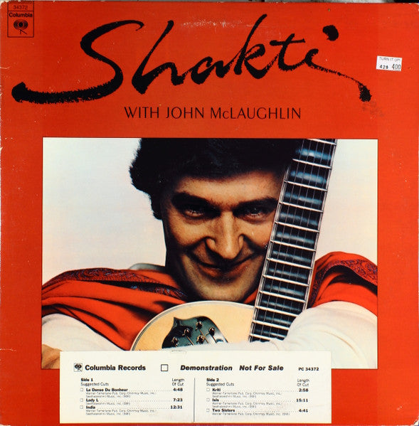 Shakti / John McLaughlin – A Handful Of Beauty (Promo) LP