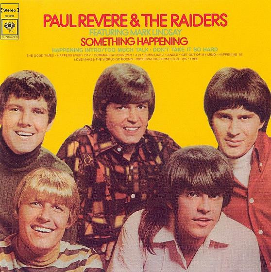 Paul Revere & The Raiders Featuring Mark Lindsay – Something Happening CD