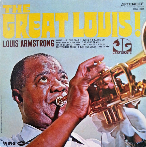 Louis Armstrong – The Great Louis! LP