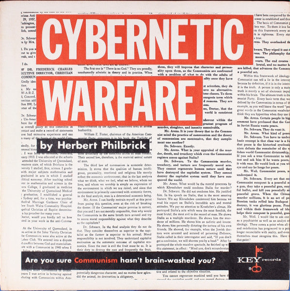 Herbert Philbrick – Cybernetic Warfare LP