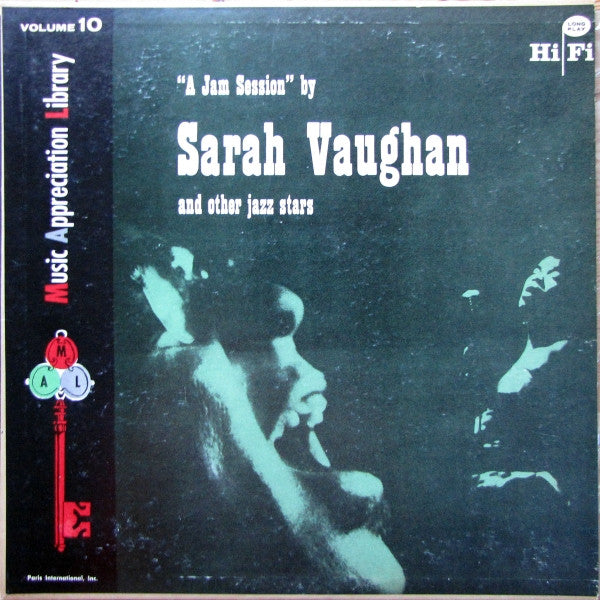 Sarah Vaughan – "A Jam Session" By Sarah Vaughan And Other Jazz Stars LP