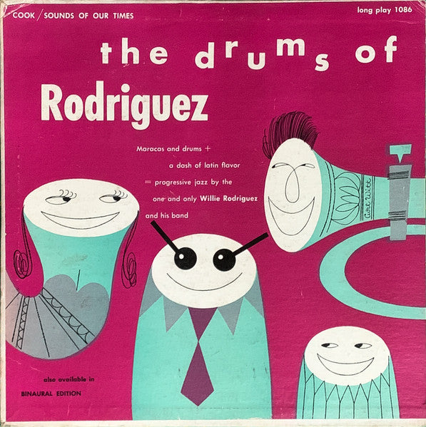 Willie Rodriguez And His Gang – The Drums Of Rodriguez 10"