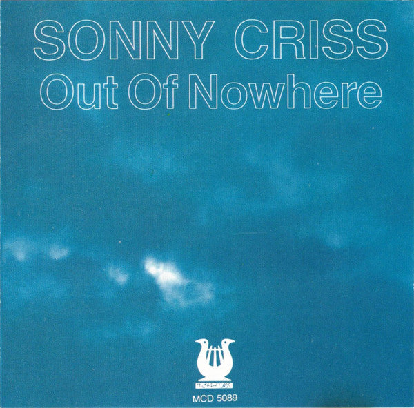 Sonny Criss – Out Of Nowhere CD