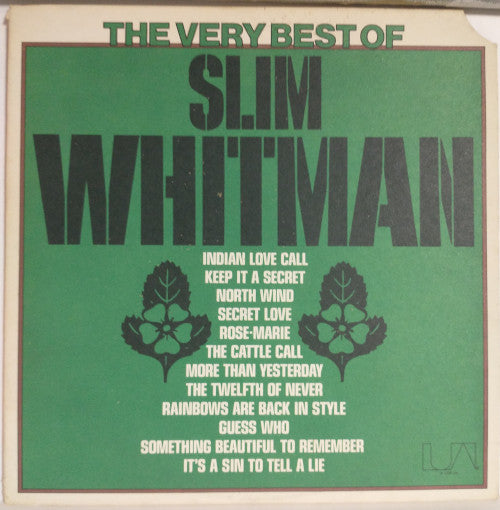 Slim Whitman – The Very Best Of Slim Whitman LP
