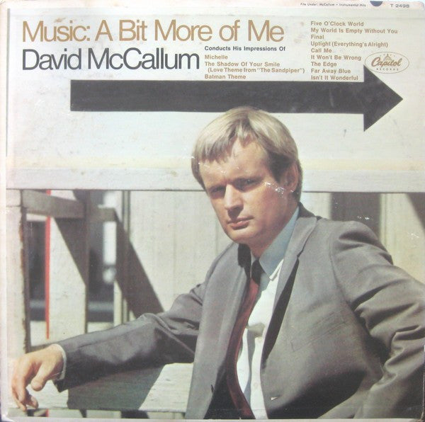 David McCallum - Music: A Bit More Of Me LP