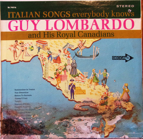 Guy Lombardo And His Royal Canadians – Italian Songs Everybody Knows LP