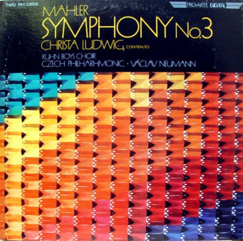 Mahler / Christa Ludwig, Kühn Boys Choir, Czech Philharmonic, Václav Neumann – Symphony No. 3 2LP