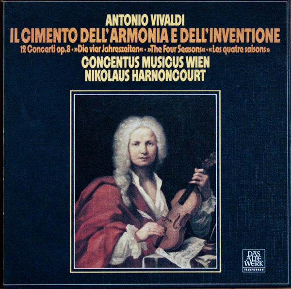 Vivaldi / Concentus Musicus Wien, Nikolaus Harnoncourt – Il Cimento Dell'Armonia E Dell'Inventione (2 LP)