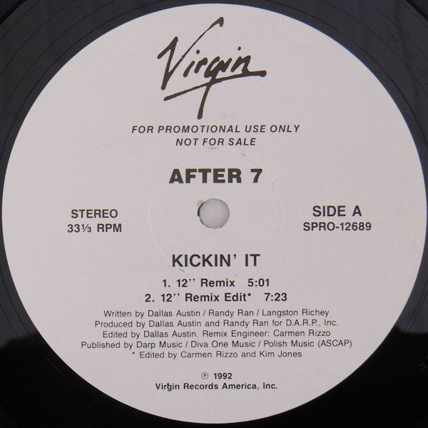 After 7 – Kickin' It 12"