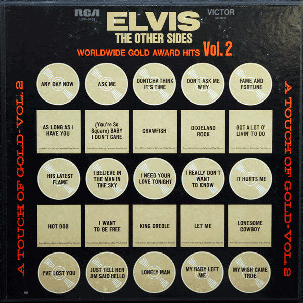 Elvis Presley – The Other Sides - Worldwide Gold Award Hits - Vol. 2 4LP Boxset