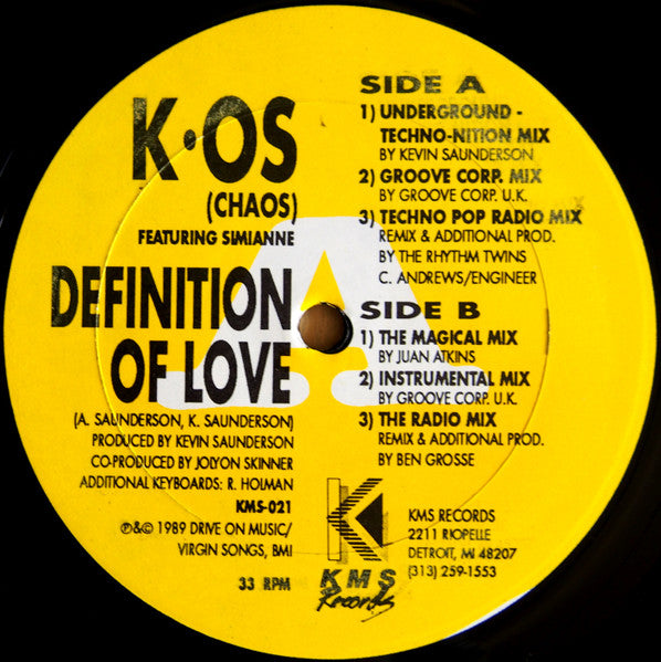 K-OS - Definition Of Love 12"