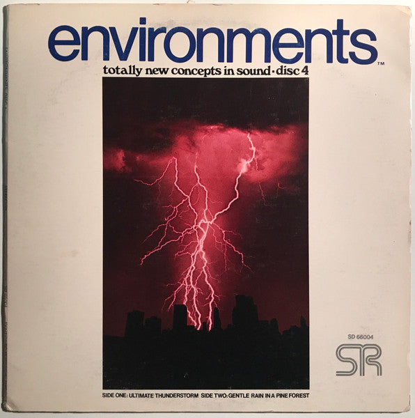 Environments - Disc 4 - Ultimate Thunderstorm / Gentle Rain In A Pine Forest LP
