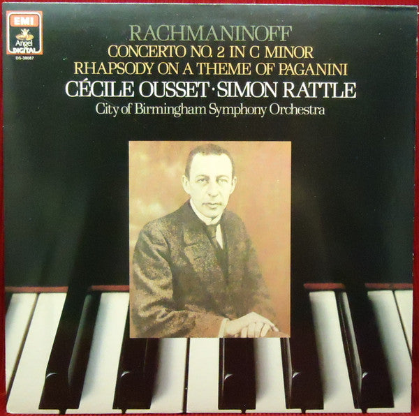 Rachmaninoff / Cecile Ousset, Simon Rattle - Piano Concerto No.2 In C Minor LP