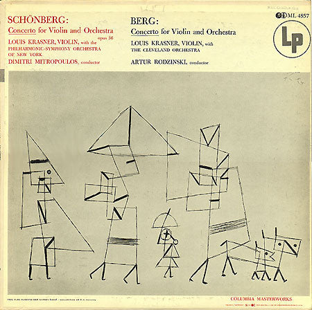 Schoenberg / Berg – Concerto For Violin And Orchestra, Op. 36 / Concerto For Violin And Orchestra LP