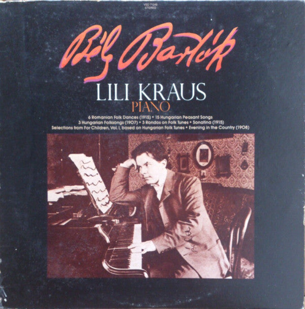 Béla Bartók / Lili Kraus – Piano Music LP