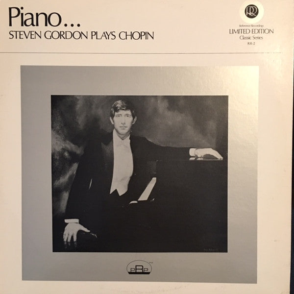 Steven Gordon, Chopin – Piano...Steven Gordon Plays Chopin LP