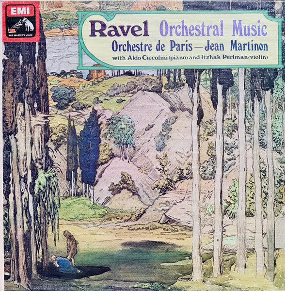 Ravel / Orchestre De Paris, Jean Martinon, Aldo Ciccolini, Itzhak Perlman – Orchestral Music (5 LP Box Set)