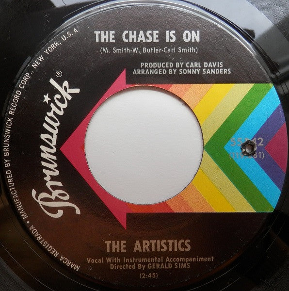The Artistics – The Chase Is On / One Last Chance 7"