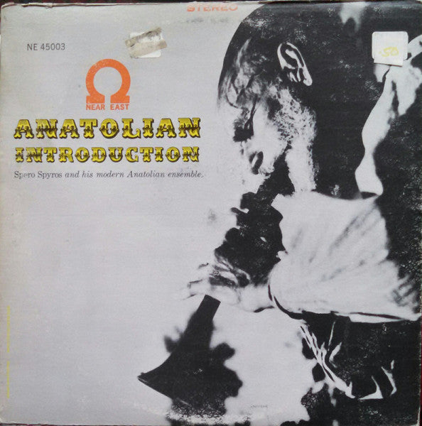 Spero Spyros And His Modern Anatolian Ensemble – Anatolian Introduction (Stereo) LP