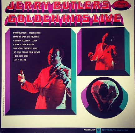 Jerry Butler – Jerry Butler's Golden Hits Live LP