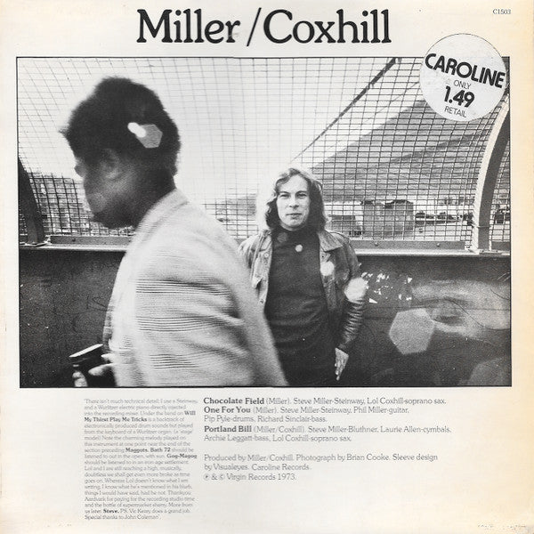 Lol Coxhill, Steve Miller – Coxhill / Miller / Miller / Coxhill LP