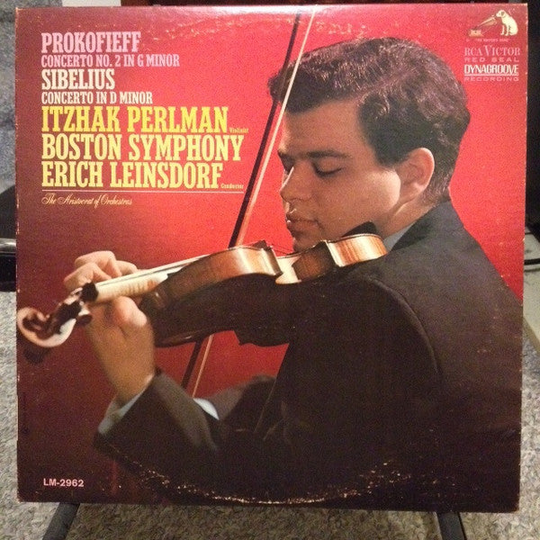 Prokofieff / Sibelius - Itzhak Perlman, Boston Symphony, – Concerto No. 2 In G Minor / Concerto In D Minor LP