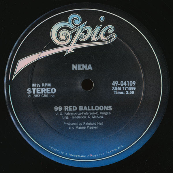Nena – 99 Red Balloons / 99 Luftballons 12"