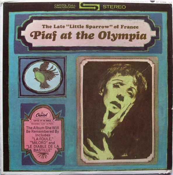 Edith Piaf – Piaf At The Olympia LP