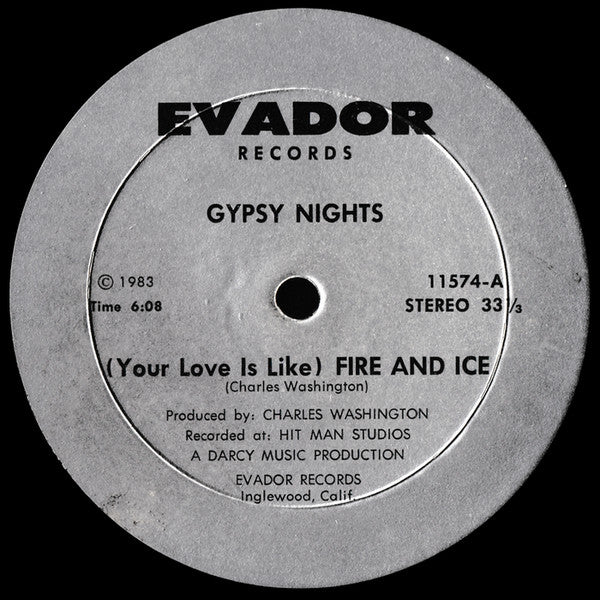 Gypsy Nights – (Your Love Is Like) Fire And Ice 12"