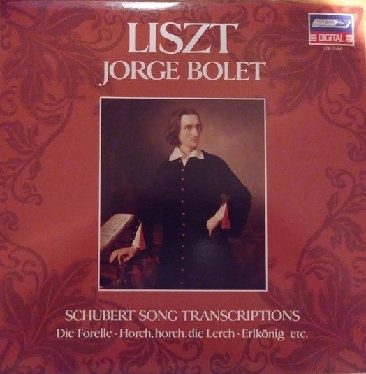 Franz Liszt - Jorge Bolet – Schubert Song Transcriptions LP