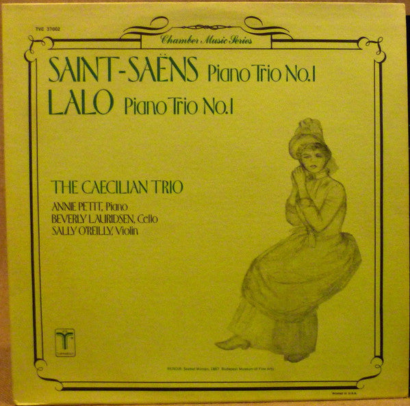 Saint-Saëns / The Caecilian Trio - Piano Trio No. 1 LP