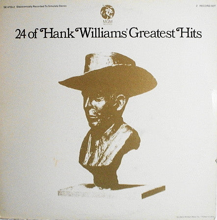 Hank Williams – 24 Of Hank Williams' Greatest Hits LP